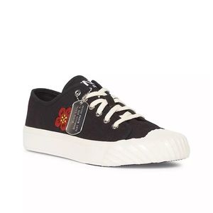 KENZO SCHOOL Canvas Low-Top Sneakers womens